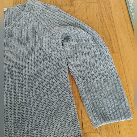 Lucky Brand Light Blue Knit Sweater Large - Picture 8 of 9